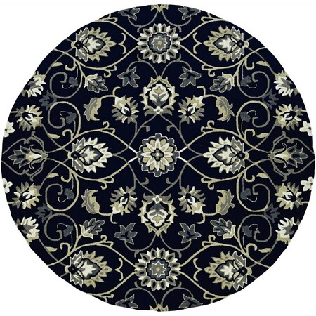 Palacedesigns 60 x 90 in. Navy Polypropylene Rug PA3672962
